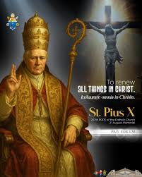 Memorial of Saint Pius X, Pope